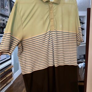 TWO Puma Polo Shirts in Green and Black and other in burgundy